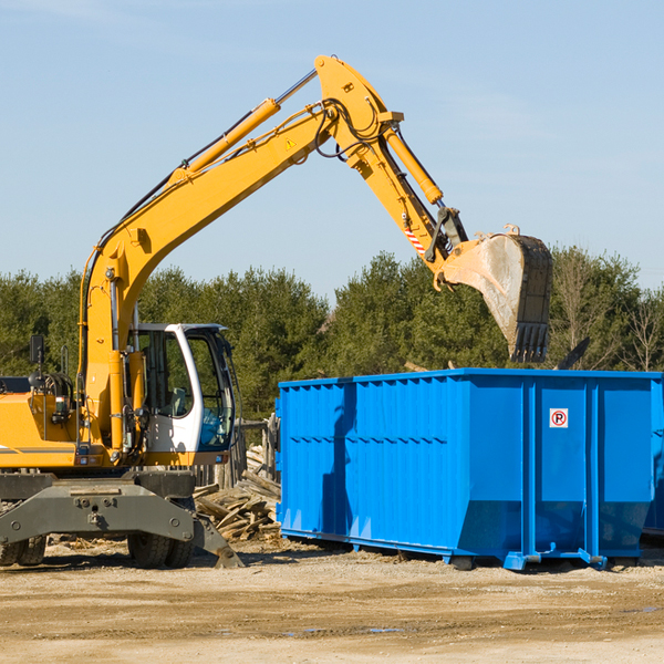 can i choose the location where the residential dumpster will be placed in Ten Mile Run